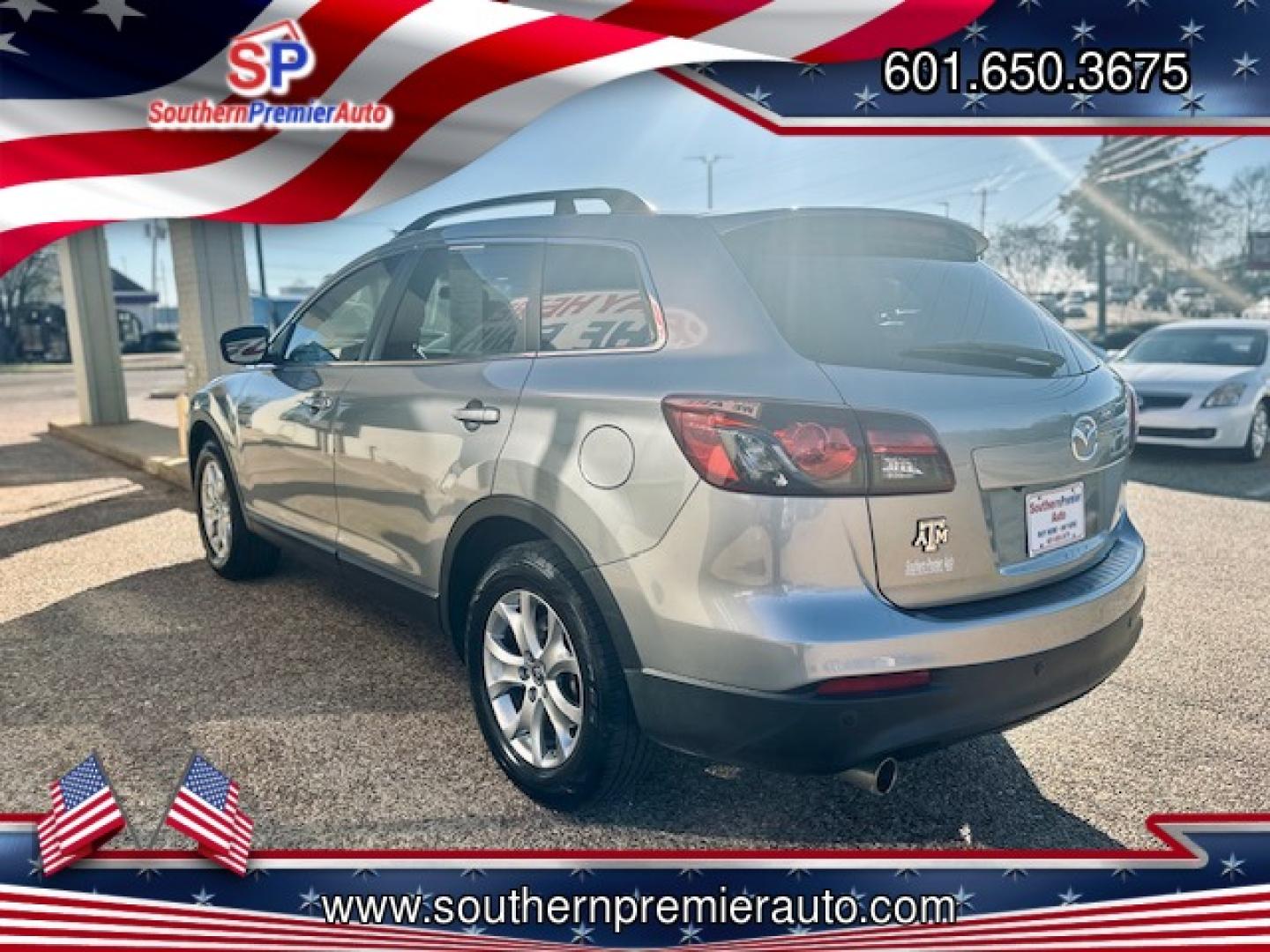 2014 SILVER MAZDA CX-9 TOURING (JM3TB2CA0E0) , located at 922 W. Beacon St., Philadelphia, MS, 39350, (601) 650-3675, 32.770447, -89.127151 - Photo#3